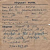 Keith Best's application to serve with his brother on HMS Devonshire in 1952. Image from Julian Best