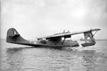 Consolidated Model 28 Catalina Mark II, AM269-BN-K of 240 Squadron, RAF based at Stranraer, Ayrshire, moored on Loch Ryan. Photo: P. N. F. Tovey. Imperial War Museums CH 2447