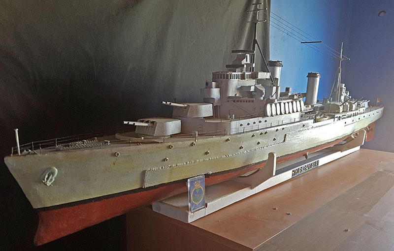 Radio-controlled model of HMS Gambia by John Birch