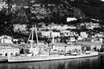 HMS Gambia, Gibraltar, 1952. Photo from Steve McAllister