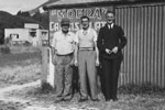 George Bennett, Brian and Bob at The Mount (Mount Maunganui, Tauranga?) New Zealand, December 1945. Photo kindly supplied by Peter Bennett.