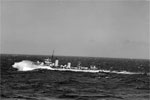 HMS Active, an A class destroyer, in the Mediterranean in 1942. Imperial War Museum A 7841