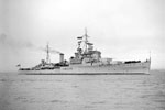 HMS Ceylon in April 1950