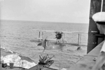 A Supermarine Walrus aircraft being launched by catapult from the cruiser HMS Edinburgh. August 1941. Photo: Lt. R. G. G. Coote. Imperial War Museum A 5027