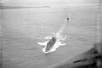 HMS Edinburgh followed by HMS Sheffield at Scapa Flow. October 1941. Photo: Lt. R. G. G. Coote. Imperial War Museum A 6161