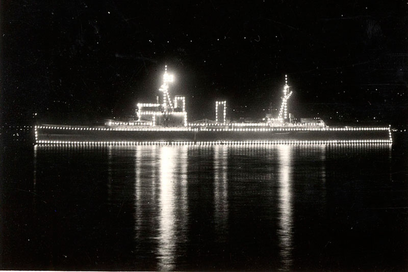 HMS Gambia in Hong Kong, April 26, 1948
