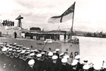 Commissioning at Rosyth, May 1, 1957. Photo kindly supplied by Bob Jackson