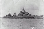 HMS Gambia. This image was on the original HMS Gambia Association website but all that it is known about it is that it was taken pre-1953 and is another version of the previous photo.
