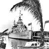 HMS Jamaica at Trincomalee, Ceylon in 1952