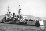HMS Mauritius in 1942