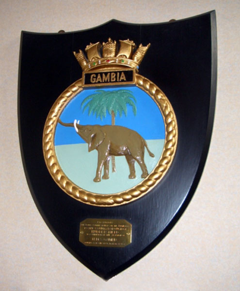 Hudddersfield's HMS Gambia plaque