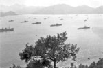 The Mediterranean Fleet gathered at Marmarice, Turkey for The Regatta, 1950. Photo from Alan Clements