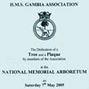 Dedication of the NMA HMS and HMNZS Gambia memorial.