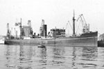 SS Soudan. The ship did hit a mine on May 15, 1942. The ship sank but there were no casualties