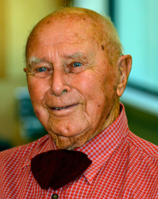 Stuart in 2013, on his 92nd birthday