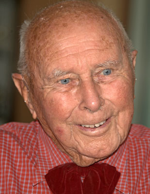 Stuart in 2013, on his 92nd birthday