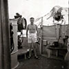 John Aires on HMS Gambia, 1955. Image from Amanda Dalton, John Aire's daughter