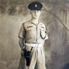 Arthur Arnold Hanlon in Palestinian police uniform? Photo from Alexander Greaves, Arthur's grandson