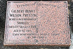 The grave of Gilbert Henry Wilson Preston at Waikumete Cemetery in Auckland, New Zealand.