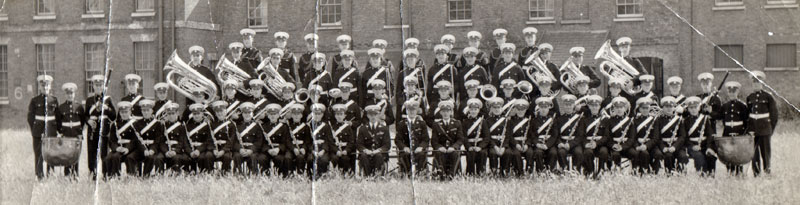 Royal Marines School of Music. Boys Concert Military Band, 1953/4