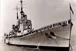 HMS Vanguard. Image from David Killelay