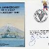 Postcard of HMNZS Gambia