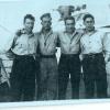 L to R: Les, Steve, Nobby and Ray, Plymouth, 1946