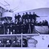 Doug Reynolds is one of the men leaning on the rail of B gun deck