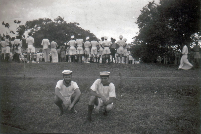 Bob Garnett and Mac  Simonds