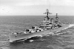 USS Phoenix was sold to Argentina in Octobere 1951. She was sunk by the British submarine HMS Conqueror on May 2, 1982 during the Falklands War. She is the only ship ever to have been sunk during military operations by a nuclear-powered submarine and the second sunk in action by any type of submarine since World War II.