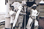 Crossing the Line ceremony, ship and date unknown. Photo by Colin Allison