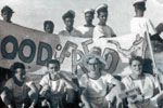 The picure was taken in 1958 and originally named 'Fibs Marshall Eric Shorty Jet.' Eric Bearman is sitting, second from the right