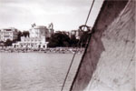 Sailing off Nettuno Beach, Italy. Photo from Alan Clements