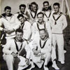The electrical mess. The back row includes Allen Todd, Jock Patterson, and Strumps Hendry. Photo kindly supplied by Terry Craig.