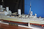 Radio-controlled model of HMS Gambia by John Birch.
