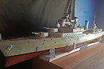 Radio-controlled model of HMS Gambia by John Birch.