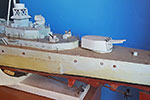 Radio-controlled model of HMS Gambia by John Birch.