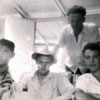 Ken Griffin and friends at Diyatalawa Rest Camp, Ceylon (now Sri Lanka). Photo kindly submitted by Janet Kirkham, niece of sick berth attendant Ken Griffin