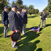 HMS Gambia Association reunion at the HMS Gambia Memorial at the National Memorial Arboretum, Alrewas, Staffordshire on September 14, 2019