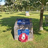 HMS Gambia Association reunion at the HMS Gambia Memorial at the National Memorial Arboretum, Alrewas, Staffordshire on September 14, 2019