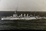 HMAS Adelaide which was launched in Sydney on 27 July 1918 and completed on 31 July 1922. Here she is on February 20, 1940. Australian War Memorial 000812