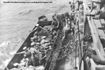 The landing force from HMNZS Gambia, August 20, 1945. Photo kindly supplied by Peter Bennett.