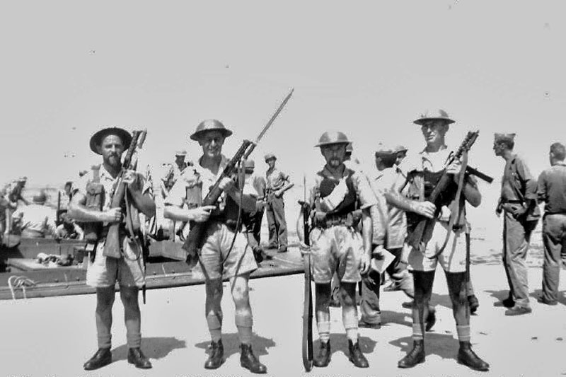 Royal Marines from HMNZS Gambia