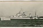 HMS Ceylon from the ship's Christmas Card. Unfortunately I don't know the year or have the cover.