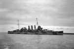 HMS Devonshire, a County (London) class cruiser, in 1940. Photo: R. G. G. Coote. Imperial War Museums A 116