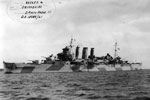 HMS Devonshire, a County (London) class cruiser, during WWII. Imperial War Museums FL 5884