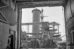 The wings of the Supermarine Walrus aircraft being unfolded on the flight deck of HMS Edinburgh preparatory to flight. August 1941. Photo: Lt. R. G. G. Coote. Imperial War Museum A 5026