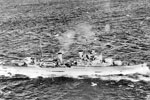 HMS Fiji, C58. Built by John Brown, Clydebank. Laid down March 30, 1938. Launched May 31, 1939. Commissioned May 5, 1940. HMS Fiji was sunk on May 22, 1941 during the Battle of Crete.