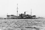 HMS Lucia was a submarine depot ship. She was the German merchant ship Spreewald and launched in November 1907. Captured by HMS Berwick in September 1914 and converted to a depot ship. She was scrapped in January 1951. Imperial War Museums Q 75628