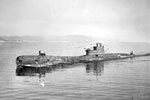 HMS Truant on her return to a British port after two and a half years service abroad. December 10, 1942. Photo: S. J. Beadell. Imperial War Museums A 13147